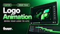 a professional custom logo animation