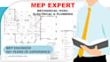 do electrical, hvac, plumbing design, and mep permit drawing