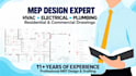 do electrical, hvac, plumbing design, and mep permit drawing