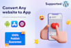 convert any website to android and ios apps