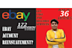 do reinstatement of your ebay accounts