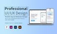 design professional UI UX for web or mobile app in figma