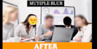 professional blur face object logo or anything in your video