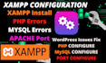 fix your xampp server apache mysql phpmyadmin  and localhost