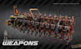 create aesthetic and functional weapon concept art