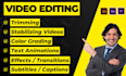 be faceless youtube video editor, drone video editing