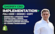 rebuild your shopify store for higher conversions with my expert team
