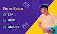 fix spf, dkim, and dmarc records for better inbox deliverability