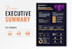 create a unique onepager executive summary, media kit