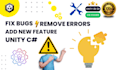 fix unity 2d 3d game bugs, errors, ads, sdk, and build issues