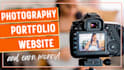 design photography website with online booking on wordpress