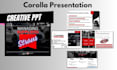 make investor pitch deck, powerpoint business presentation