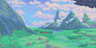 make detailed, colorful pixel art backgrounds for your game
