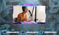 make animated streamyard overlays for live streaming