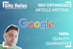 write a SEO optimized article for higher rankings on google