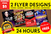 design proffesional corporate flyer