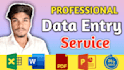 do data entry copy paste work convert excel data to pdf convert files