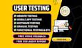 user testing and review website or app with video feedback