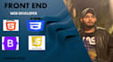 be your front end web developer using HTML,CSS, bootstraps,js