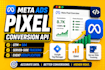 fix or setup facebook meta pixel conversion api server side tracking by GTM, ga4