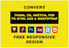 convert figma to HTML, sketch to HTML, psd to HTML, xd to HTML css bootstrap