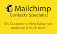 convert your old customers or contacts to mailchimp subscribers