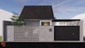 create exterior of house with realistic render