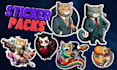 create high quality stickers for your redbubble, merch