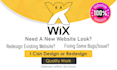 design wix website, wix website redesign, customize existing wix website