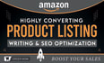 do seo amazon listing optimization and product description