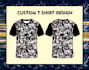 do custom and trendy typography t shirt design