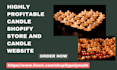 design highly profitable candle shopify store dropshipping store candle website
