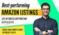 write a winning amazon SEO listing and product description
