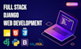 be your python django full stack web app developer