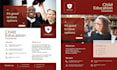 school flyer design for your educational event