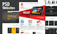 design stunning  PSD websites