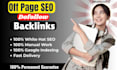 build white hat manual SEO backlinks for your website