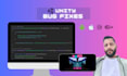 fix unity errors and bugs in your project