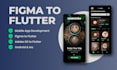 convert figma to mobile apps using flutter, android and ios