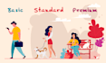 create a modern flat design vector illustration