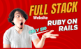 develop full stack website on ruby on rails
