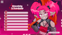 design schedule for vtuber stream youtube or twitch