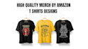 make high quality merch by amazon t shirts designs