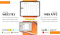 create custom website, web application as next js and mern developer