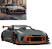 create a realistic or cartoon car vector illustration
