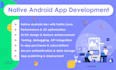 develop native android application with kotlin or java