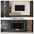do amazing design custom TV wall