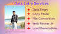 do high quality web research and data entry jobs