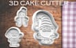 convert your image to 3d printable cookie,clay  cutter,stamps