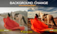 do high end photo editing and realistic background change